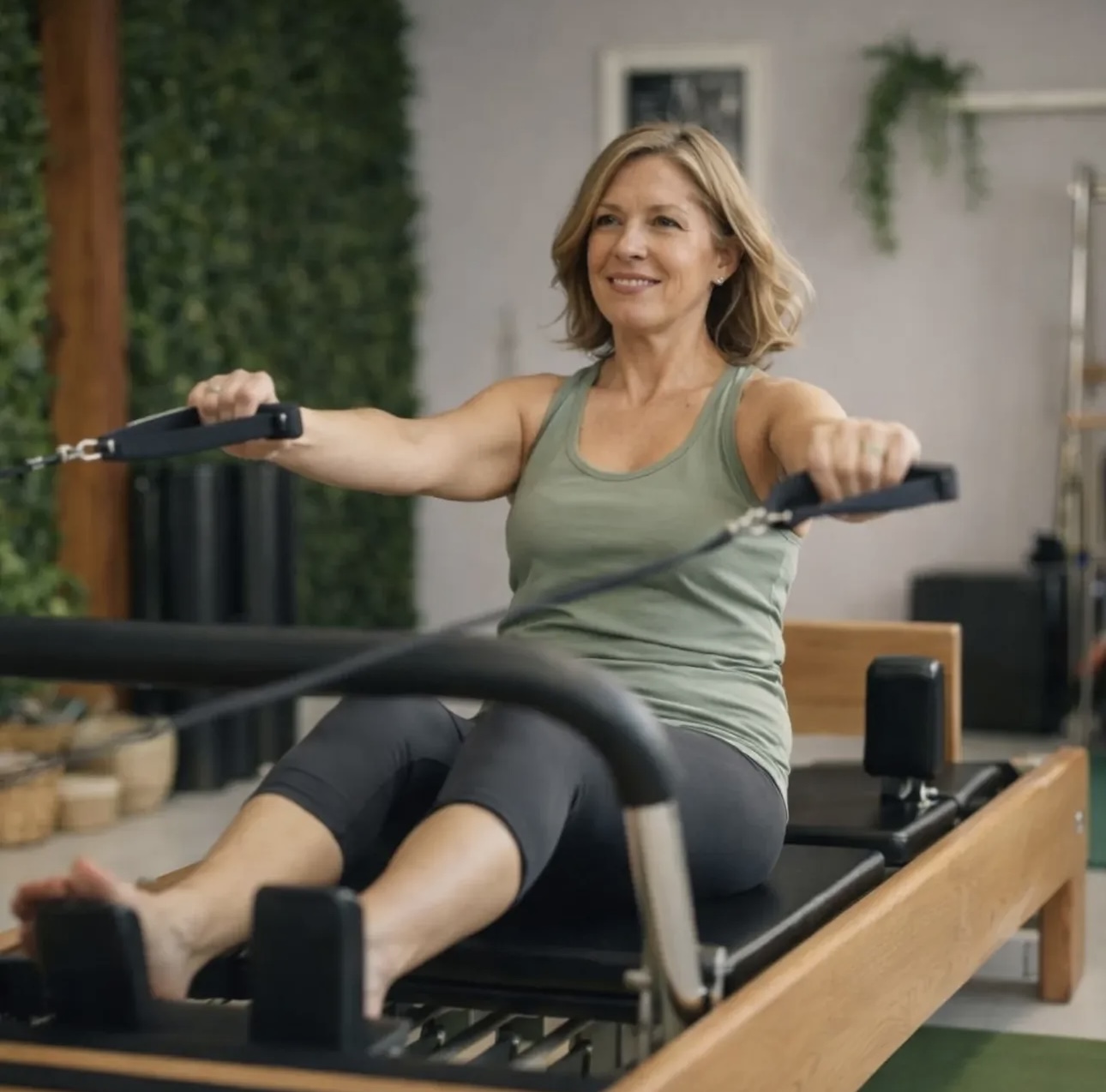 Sessão de Pilates no estúdio FlorEser